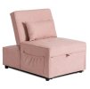 LAURES VINTINO Kreslo EMILIO 67 cm, ružové