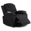 LAURES VINTINO Masážne kreslo s funkciou vstávania MARCOS čierne 7