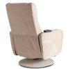 LAURES VINTINO Masážne otočné kreslo STEFANO  béžové 8