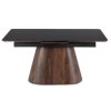 LAURES VINTINO Stôl LUCIANO 160–200 cm čierny/ Orech 4