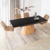 LAURES VINTINO Stôl LUCIANO 160–200 cm čierny/ Dub 2