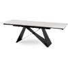 LAURES VINTINO Rozkladací stôl ROCCO 160–240 cm Biely mramor / Čierna 11