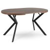 LAURES VINTINO Stôl RENO 90–190 cm Dub Rustikál/Čierny 10