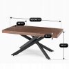 LAURES VINTINO Stôl AGORDO 160–240 cm Orech/Čierny 13