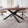 LAURES VINTINO Stôl AGORDO 160–240 cm Orech/Čierny 8
