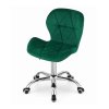 LAURES VINTINO Otočná stolička AVOLA velvet - zelená 4