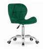 LAURES VINTINO Otočná stolička AVOLA velvet - zelená
