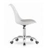 LAURES VINTINO Otočná stolička PRINT - biela a sivá 3
