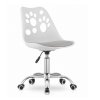 LAURES VINTINO Otočná stolička PRINT - biela a sivá