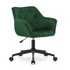 LAURES VINTINO Otočné kreslo COPA - zelený zamat