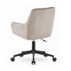 LAURES VINTINO Otočné kreslo ROXY - tmavobéžový zamat 5