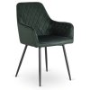 LAURES VINTINO Zelená stolička ANDRE velúr