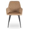 LAURES VINTINO Bežová stolička ANDRE velúr 6