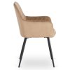LAURES VINTINO Bežová stolička ANDRE velúr 7