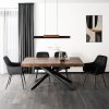 LAURES VINTINO Zostava rozkladací stôl HAMPTON a 4 stoličky BRESSO Čierne 2