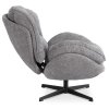 LAURES VINTINO Relaxačné otočné kreslo DALILA sivé 4