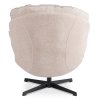 LAURES VINTINO Relaxačné otočné kreslo DALILA krémové 6
