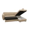 LAURES VINTINO Rohová rozkladacia sedačka DORIS P bežova 3