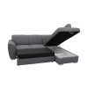 LAURES VINTINO Rohová rozkladacia sedačka DORIS P siva 3