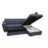 LAURES VINTINO Rohová rozkladacia sedačka DORIS P antracyt 3