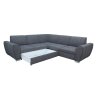 LAURES VINTINO Rohová rozkladacia sedačka ROYAL L+2 sivá 4