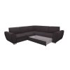 LAURES VINTINO Rohová rozkladacia sedačka ROYAL 2+L čierna 4