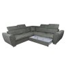 LAURES VINTINO Rohová rozkladacia sedačka GRENADE ZARIA P šedá 4