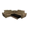 LAURES VINTINO Rohová rozkladacia sedačka GRENADE ZARIA L hnedá 3