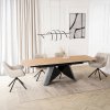 LAURES VINTINO Rozkladací keramický stôl RENATO 160–240 cm Dub/Čierny 5