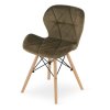 vintino laures jedalenska stolicka lago hneda bukove nohy zamatová velurova welurova stolicka 6