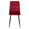 vintino laures jedalenska stolicka monza bordova čierne nohy zamatová velurova welurova stolicka 9