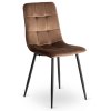 vintino laures jedalenska stolicka monza hneda čierne nohy zamatová velurova welurova stolicka 5