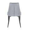 vintino laures jedalneska stolicka imola siva cierne nohy zamatová velurova welurova stolicka 5