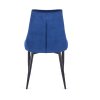 vintino laures jedálenska stolicka namornicka modra imola zamatova velvet cierne nohy 4