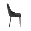 vintino laures jedálenska stolicka cierna imola zamatova velvet cierne nohy 3
