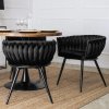 vintino laures jedálenska stolicka orion cierne zamatova velvet cierne nohy 4