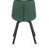 LAURES VINTINO calunene kreslo stolicka do jedalne kuchyne zamat zamatová smaragdovo zelena 9