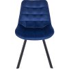 LAURES VINTINO calunene kreslo stolicka do jedalne kuchyne zamat zamatová modrá 8