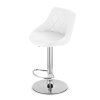 vintino laures otočna barova stolička chromova podstava v bielej farbe barova stolička do kuchyne 1