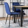 LAURES VINTINO calunene kreslo stolicka do jedalne kuchyne zamat zamatová modra 6