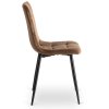 vintino laures jedálenska stolicka forli hneda zamatova velurova loft velvet cierne nohy 7