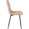 LAURES VINTINO calunene kreslo stolicka do jedalne kuchyne zamat zamatová bezova 9