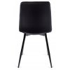 vintino laures jedálenska stolicka forli čierna zamatova velurova loft velvet cierne nohy 11