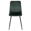 vintino laures jedálenska stolicka forli zelena zamatova velurova loft velvet cierne nohy 7