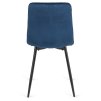vintino laures jedálenska stolicka forli modra zamatova velurova loft velvet cierne nohy 9