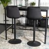 vintino laures zamatova otočna barova stolička čierna podstava 5