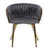 vintino laures kreslo stolicka siva zlate nohy kreslo do kniznice kreslo do obyvacky kreslo do spalne kreslo na kojenie velur 12