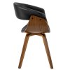 vintino laures kreslo stolicka preglejka cierno hneda nohy kreslo do kniznice kreslo do obyvacky kreslo tacco 13