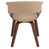 Jedálenská stolička TACCO bežová orech