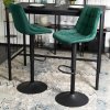 vintino laures zamatova otočna barova stolička čierna podstava 3